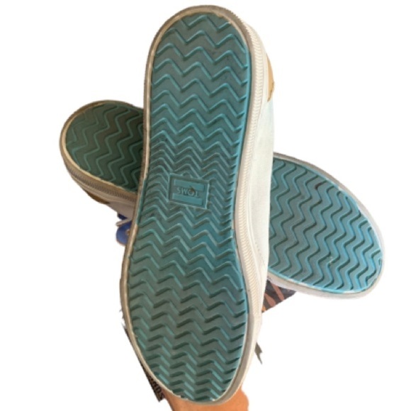 TOMS Birch Heritage Travel Lite Canvas Lace Up Sneaker Size 9 Natural Canvas - Picture 12 of 16